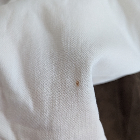 NWT Gap HIGH RISE 70s FLARE Plus Size 35 Women's White Jeans - Picture 7 of 11